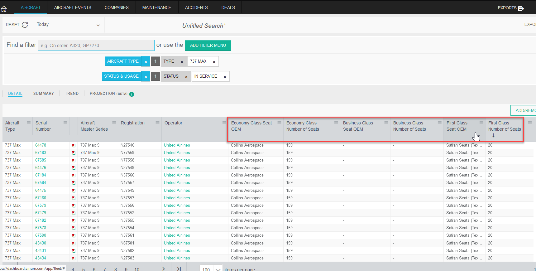 grouping-by-seat-fit-data-in-aircraft-summary