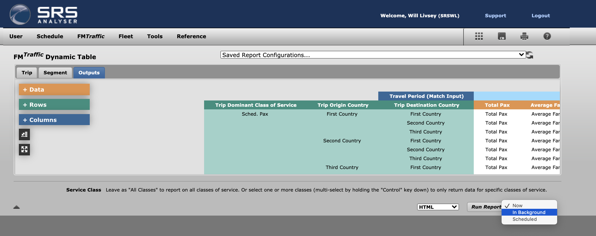 How do I narrow down the scope of my report?